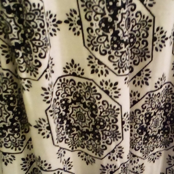 Anthropologie Ella Moss Jumpsuit White Black Oversized Medium - Picture 5 of 9